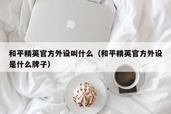 和平精英官方外设叫什么（和平精英官方外设是什么牌子）